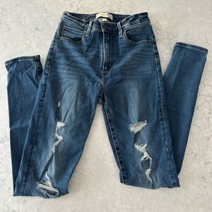 Abercrombie & Fitch The Super Skinny High Rise curve love size 25 / 0 long